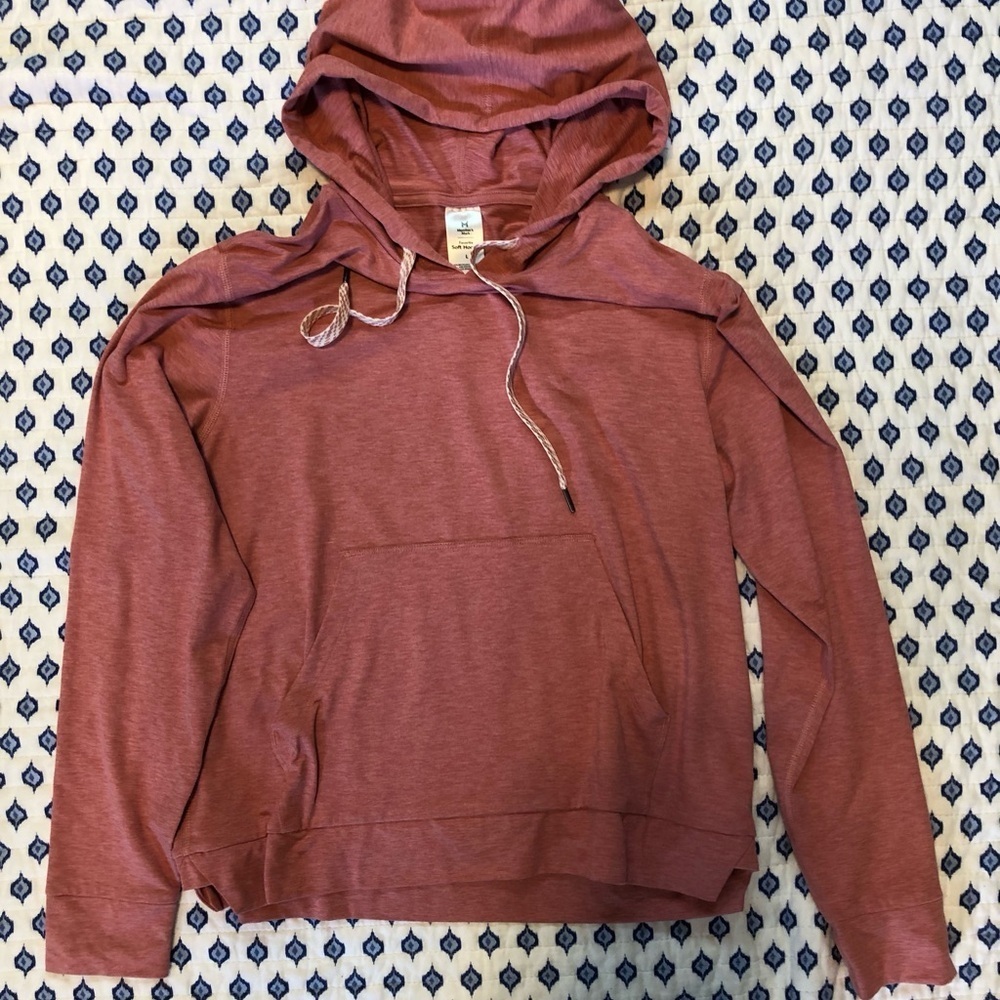 Rust Hoodie with Drawstring